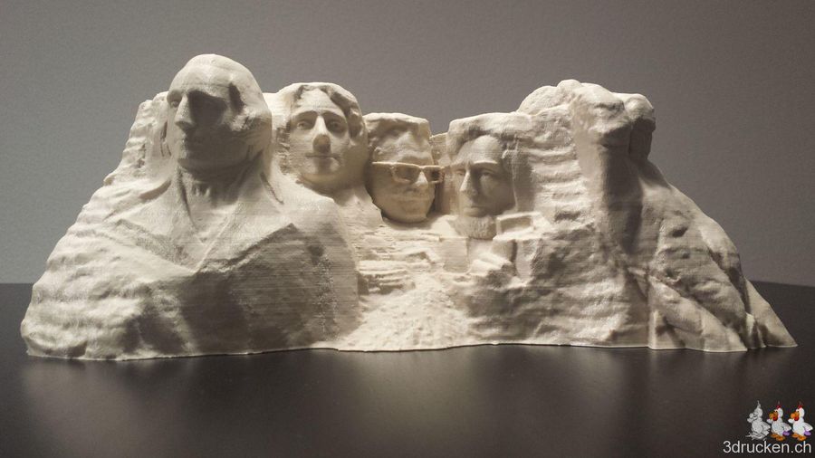 Mount Rushmore personalisiert